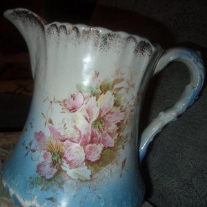 Vintage Floral Pitcher